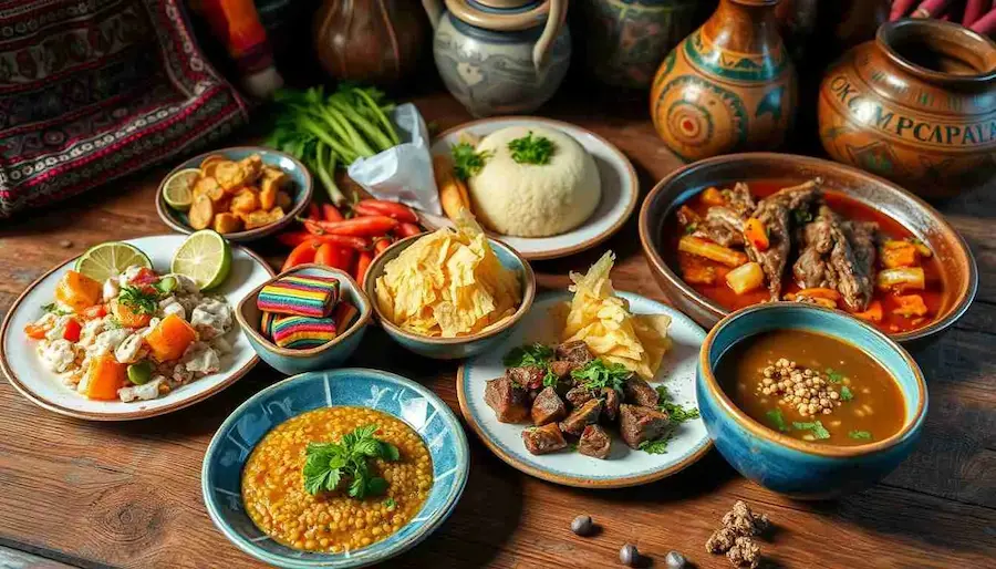 History behind typical foods of Peru

