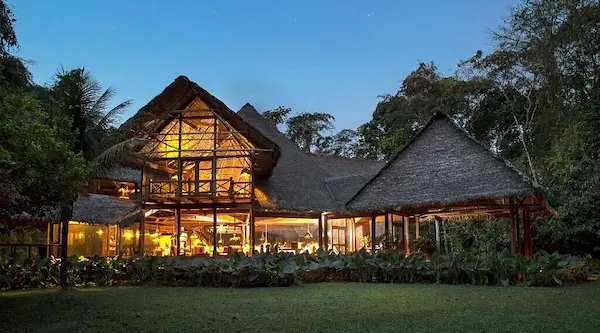 Inkaterra Reserva Amazónica, surrounded by the Tambopata rainforest.